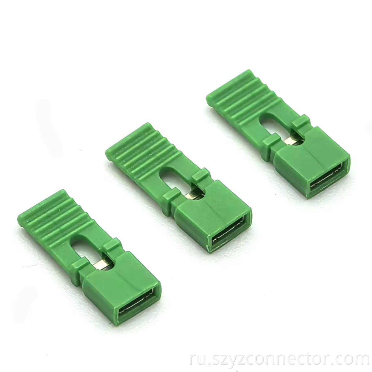 2.54mm Pitch Mini Jumper Bronze Half Gold Green OPEN Type H:13.5mm 1*2P